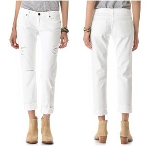 PAIGE | Jimmy Jimmy Skinny Ripped Jeans In White